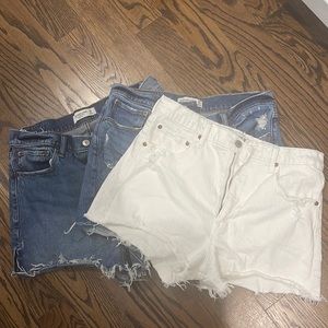 Abercrombie & Fitch high rise shorts